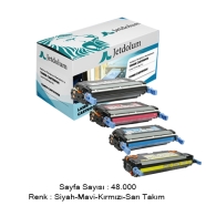 JETDOLUM JET-643A-TAKIM HP 643A/644A KCMY 48000 Sayfa 4 RENK ( MAVİ,SİYAH,SAR...