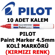 PILOT SC-PM-R Paint Marker- KOLİ MARKÖRÜ 4.50 mm KIRMIZI İşaretleme Kalemi