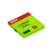 APLI 11899 FUNNY NOTES NEON 75*75 YEŞİL Yapışkan Not Kağıdı