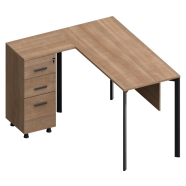 ÇÖL KAÇKAR CB-KAÇKAR-L160080 "L" Tipi 2'li Masa Takımı