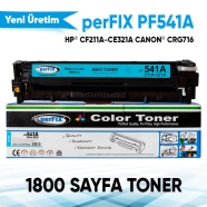 PERFIX PF541A PF541A 1800 Sayfa MAVİ (CYAN) MUADIL Lazer Yazıcılar / Faks Mak...