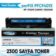 PERFIX PFCF401X PFCF401X 2300 Sayfa MAVİ (CYAN) MUADIL Lazer Yazıcılar / Faks...