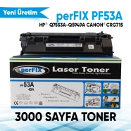 PERFIX PF53A PF53A 3000 Sayfa SİYAH MUADIL Lazer Yazıcılar / Faks Makineleri ...