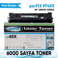 PERFIX PF49X PF49X 6000 Sayfa SİYAH MUADIL Lazer Yazıcılar / Faks Makineleri ...