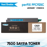 PERFIX PFC925C PFC925C 7500 Sayfa MAVİ (CYAN) MUADIL Lazer Yazıcılar / Faks M...