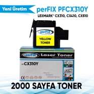 PERFIX PFCX310Y PFCX310Y 2000 Sayfa SARI (YELLOW) MUADIL Lazer Yazıcılar / Fa...