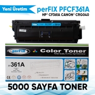 PERFIX PERFIX PFCF361A PFCF361A 5000 Sayfa MAVİ (CYAN) MUADIL Lazer Yazıcılar...