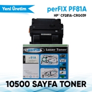 PERFIX PERFIX PF81A PF81A 10500 Sayfa SİYAH MUADIL Lazer Yazıcılar / Faks Mak...